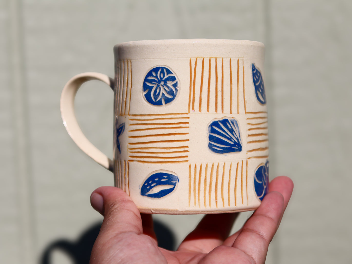 Seashell Quilt Mug