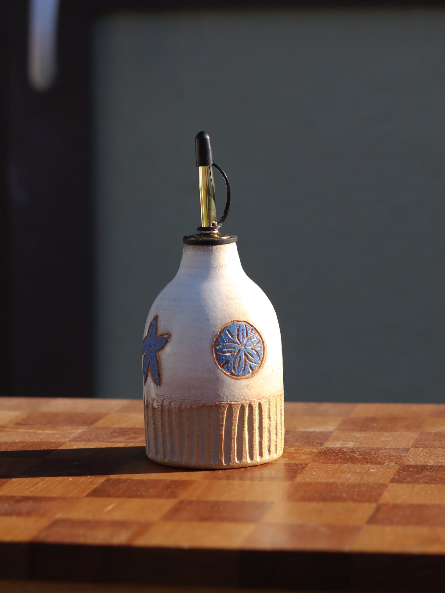 Seashell Olive Oil Bottle