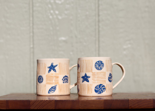 Seashell Quilt Mug