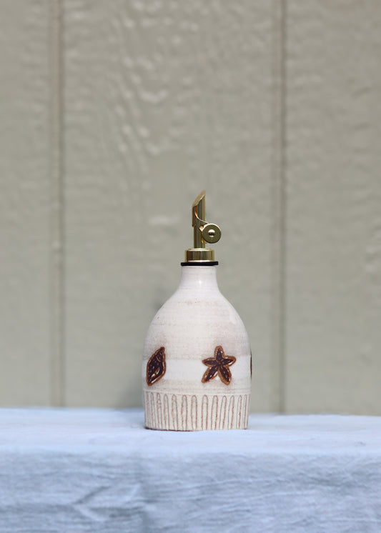 Brown Seashell Oil Bottle