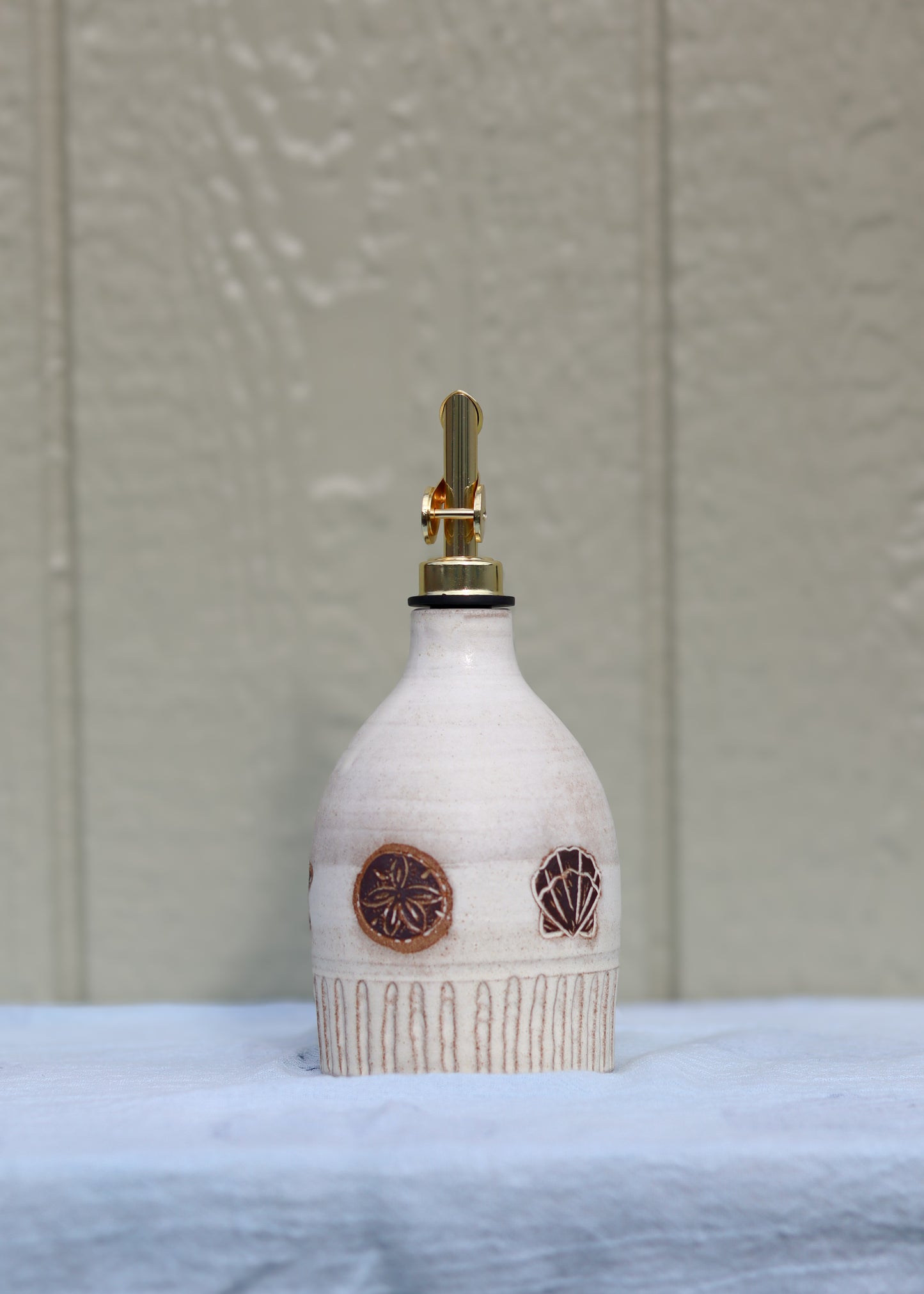 Brown Seashell Oil Bottle